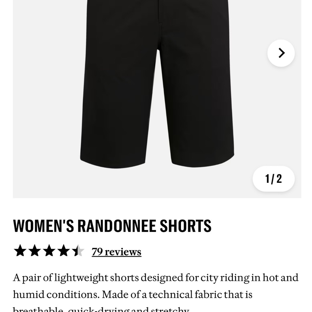 Rapha randonnee shorts
